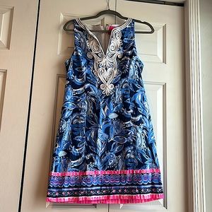 Lilly Pulitzer Gabby Stretch Shift Dress Size 8